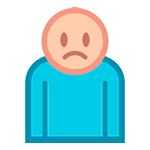 🙍 Emoji missmutige Person HTC Sense 7.