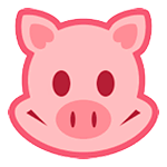 🐷 Emoji Cara De Cerdo en HTC Sense 7.