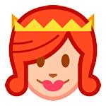 Emoji 👸 Principessa su HTC Sense 7.