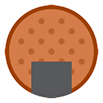 🍘 Emoji Biscoito De Arroz na HTC Sense 7.