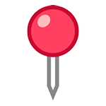 Emoji 📍 Puntina Arrotondata su HTC Sense 7.