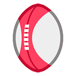 Emoji 🏉 Pallone Da Rugby su HTC Sense 7.