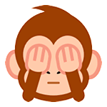 🙈 Emoji Macaco Que Não Vê Nada na HTC Sense 7.