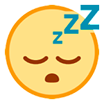 Emoji 😴 Faccina Che Dorme su HTC Sense 7.