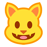 😺 Emoji Rosto De Gato Sorrindo na HTC Sense 7.