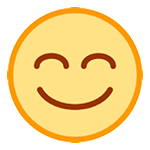 Emoji 😊 Faccina Con Occhi Sorridenti su HTC Sense 7.