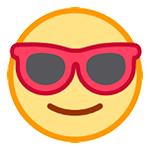 😎 Emoji Cara Sonriendo Con Gafas De Sol en HTC Sense 7.