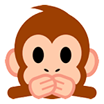 🙊 Emoji sich den Mund zuhaltendes Affengesicht HTC Sense 7.