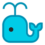 Émoji 🐳 Baleine Soufflant Par Son évent sur HTC Sense 7.