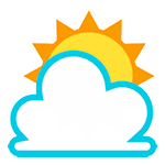 ⛅ Emoji Sol Detrás De Una Nube en HTC Sense 7.