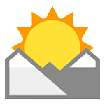 🌄 Emoji Sonnenaufgang über Bergen HTC Sense 7.