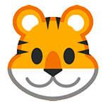 🐯 Emoji Rosto De Tigre na HTC Sense 7.