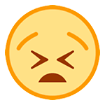 Emoji 😫 Faccina Stanca su HTC Sense 7.