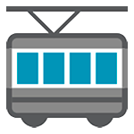 Emoji 🚋 Vagone Del Tram su HTC Sense 7.
