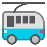 🚎 Emoji ônibus Movido A Eletricidade na HTC Sense 7.