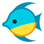 Emoji 🐠 Pesce Tropicale su HTC Sense 7.