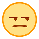 😒 Emoji Rosto Aborrecido na HTC Sense 7.