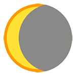 Emoji 🌘 Luna Calante su HTC Sense 7.