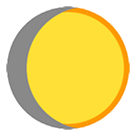 Emoji 🌔 Gibbosa Crescente su HTC Sense 7.