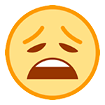 Emoji 😩 Faccina Esausta su HTC Sense 7.