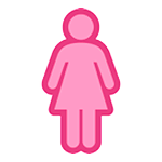 🚺 Emoji Señal De Aseo Para Mujeres en HTC Sense 7.