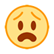 😧 Emoji qualvolles Gesicht HTC Sense 8.