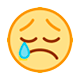 Émoji 😢 Visage Qui Pleure sur HTC Sense 8.
