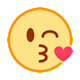 😘 Emoji Cara Lanzando Un Beso en HTC Sense 8.