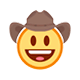 Emoji 🤠 Faccina Con Cappello Da Cowboy su HTC Sense 8.