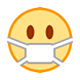 😷 Emoji Rosto Com Máscara Médica na HTC Sense 8.