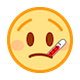 🤒 Emoji Cara Con Termómetro en HTC Sense 8.