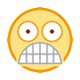 😨 Emoji ängstliches Gesicht HTC Sense 8.