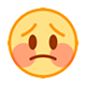 😳 Emoji errötetes Gesicht mit großen Augen HTC Sense 8.