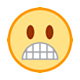 😬 Emoji Grimassen schneidendes Gesicht HTC Sense 8.