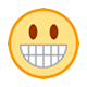 Emoji 😀 Faccina Con Un Gran Sorriso su HTC Sense 8.