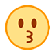 Émoji 😗 Visage Faisant Un Bisou sur HTC Sense 8.