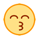 Emoji 😙 Faccina Che Bacia Con Occhi Sorridenti su HTC Sense 8.