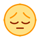 Emoji 😔 Faccina Pensierosa su HTC Sense 8.