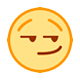 😏 Emoji selbstgefällig grinsendes Gesicht HTC Sense 8.