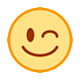 😉 Emoji Rosto Com Olho Piscando na HTC Sense 8.