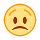 😟 Emoji besorgtes Gesicht HTC Sense 8.