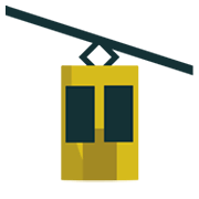 Émoji 🚡 Tramway Aérien sur JoyPixels 1.0.