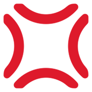 💢 Emoji Símbolo De Enfado en JoyPixels 1.0.