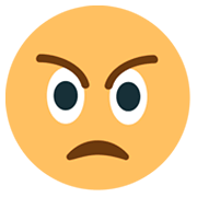 😠 Emoji verärgertes Gesicht JoyPixels 1.0.