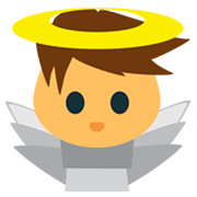 👼 Emoji Bebé ángel en JoyPixels 1.0.