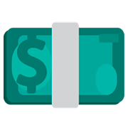 Emoji 💵 Banconota Dollaro su JoyPixels 1.0.