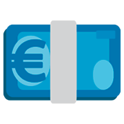 Emoji 💶 Banconota Euro su JoyPixels 1.0.