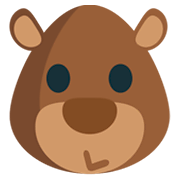 🐻 Emoji Rosto De Urso na JoyPixels 1.0.