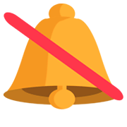 🔕 Emoji durchgestrichene Glocke JoyPixels 1.0.