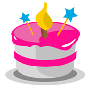 🎂 Emoji Tarta De Cumpleaños en JoyPixels 1.0.